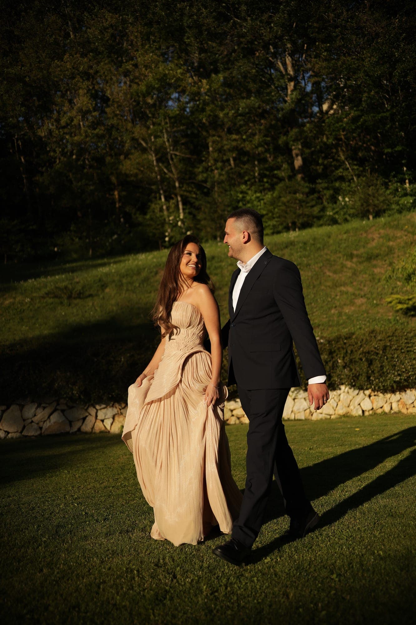 romantic couple portrait